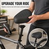 Wide Bike Seat for Comfortable Riding – Breathable Spring Saddle