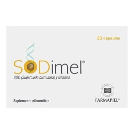 Sodimel 30 Caps Antioxidante Antienvejecimiento Antioxidante Tipo De Piel Envejecida, Sin Brillo, Afectada Por Radicales Libres, Fatiga Cronica, Envejecimiento Prematuro Y Acelerado