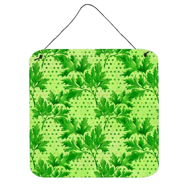 Caroline's Treasures Watercolor Parsley Metal Print, 6" H x 6"