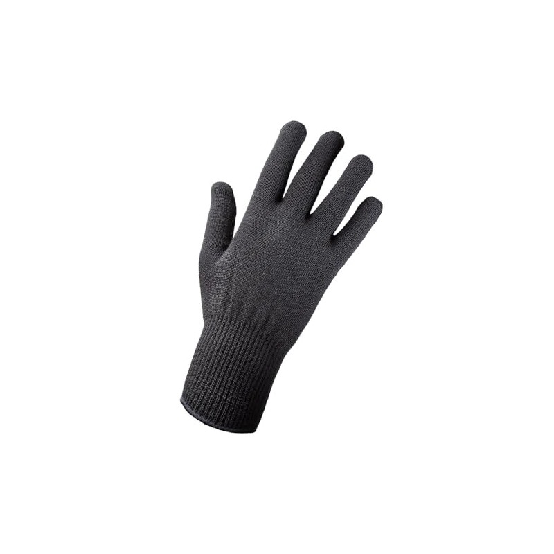 EDZ Merino Wool Thermal Liner Gloves - Black, S