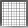 Repa Market 8" x 8" Inch Galvanized Steel Rectangular Crawl