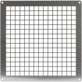 Repa Market 8" x 8" Inch Galvanized Steel Rectangular Crawl Space Vent Grid - Inlet Outlet Ventilation Guard - Universal Metal Air Supply Exhaust Protection Mesh - Durable Duct Grille