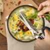 Tijeras De Cocina Multiusos De Acero Inoxidable, 2 Piezas Rojo