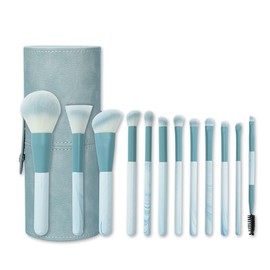 Makeup Brush Set, 12 Pieces, Soft Makeup Brushes, Makeup Brush Set, Suitable for Beginners, Powder Containing, Popular Makeup Tools, Portable
