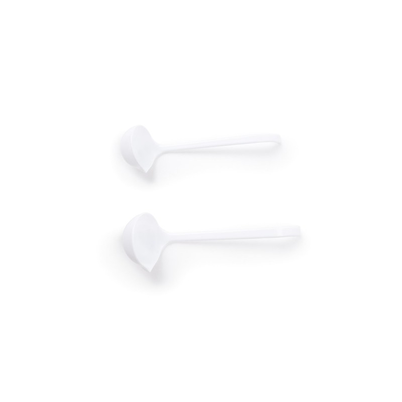 Fox Run Mini Ladle Set, Plastic, 2-Piece, Regular White