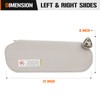 Left & Right Sun Visor for 1999-2014 Chevy Express &