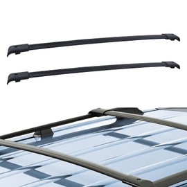 CARMOCAR Roof Rack Cross Bars Replacement for Honda Pilot 2003 2004 2005 2006 2007 2008,Factory Style Top Cargo Roof Racks Cross Trail Bars - Canoe Kayak Snowboards skis Bikes, Black
