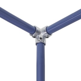 WITTKOWARE Pipe connector made of galvanised malleable cast iron, for pipe outer diameter 26.9 mm (¾ inches), moulding: corner connector 90°