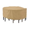 Classic Accessories Terrazzo Round Patio Table & Chair Set Cover,