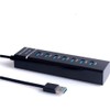 USB 3.0 Hub, 7-Port USB Data Hub Splitter for Laptop,