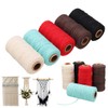 Binwat Macrame Cord Natural Macrame Cotton Cord Craft Cord Spool