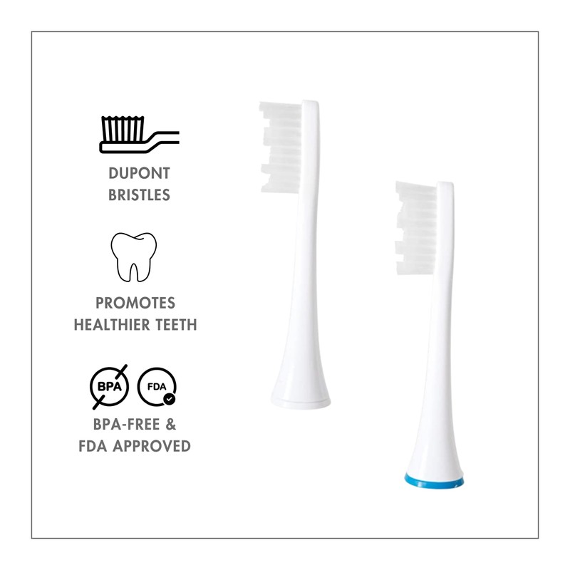 ToiletTree Products Poseidon Replacement Brush Heads for Poseidon Rechargeable Sonic