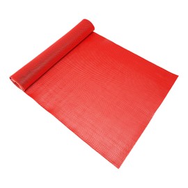 HETEPPTR Non-Slip Drainage Floor Mat 35.43 x 118.11 inch Commercial PVC Mesh Hollow Mats Drainage Mat 0.2in Thick Pool Bath Shower Wet Area Floor Mat Versatile Heavy Duty (Red, 35.43 x 118.11 inch)