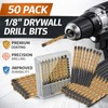 Tondiamo 50 Pcs Drywall Rotor Tips 1/8" Drywall Router Drill
