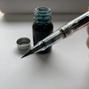 Fountain Pen (Fountain Pen, Fountain Pen, Transparent Axis, Includes Converter)