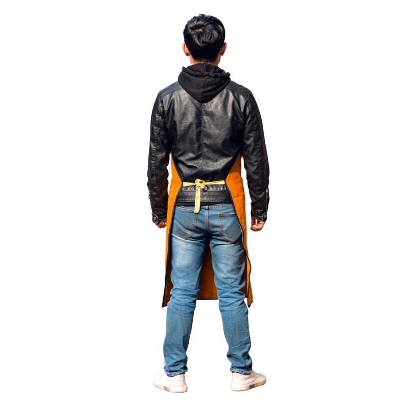 [LYING] Welding Apron, Cowhide Leather, Work Apron, For Welding, Work