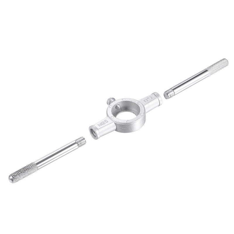 sourcing map 8pcs Round Die Stock Handle Wrench Set, M3