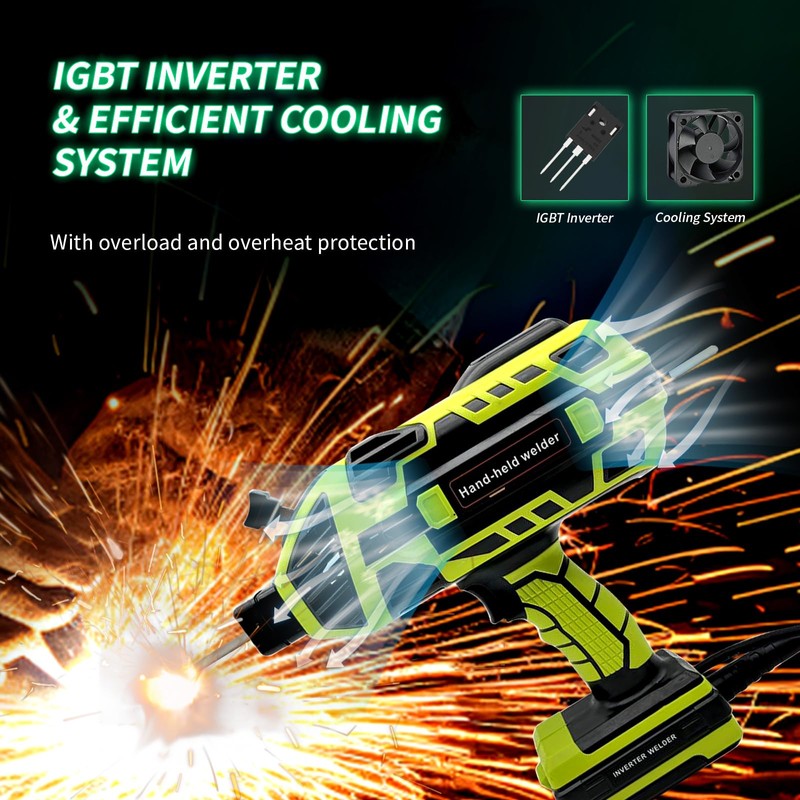 Portable Welding Machine Handheld Welder: IGBT Inverter Hand Held ARC