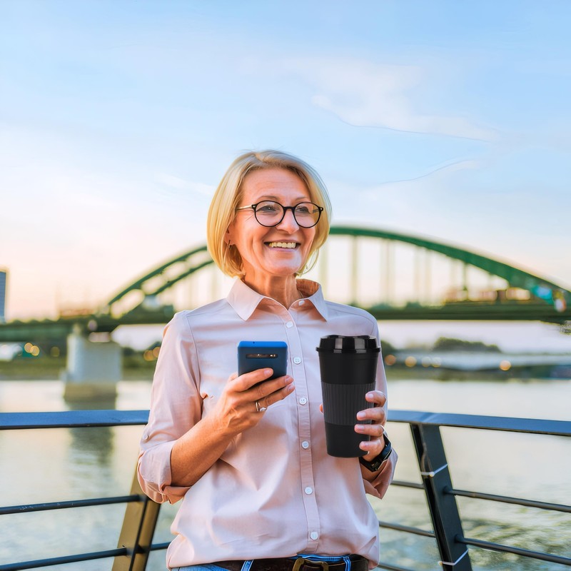 Yisituo 16oz Plastic Coffee Cup (12, Black)