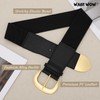 Women Wide Elastic Waist Belt for Dresses Fashion Thick Stretchy