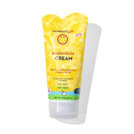 California Kids Calendula Cream | 100% Plant-Based Skin Care For Kids | Lavender Kids Lotion For Dry Sensitive Skin | Hypoallergenic | 170 g / 6 oz.