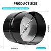 4 Inch Draft Blocker Backdraft Damper Duct Draft Stopper One-Way
