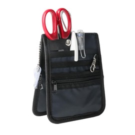 Pocket Organizer, Pen Case, 5-Way Sorting Pockets, Stationery, Tools, Small Items, Nurses, Goods, Storage, Office, Work, Commercial Use, Apron, Pocket Organization, Belt Loop, Carabiner, Tape Loop