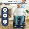 BALAPET Adjustable Height Wheelchair Footrest, High Density Foam Wheelchair Leg