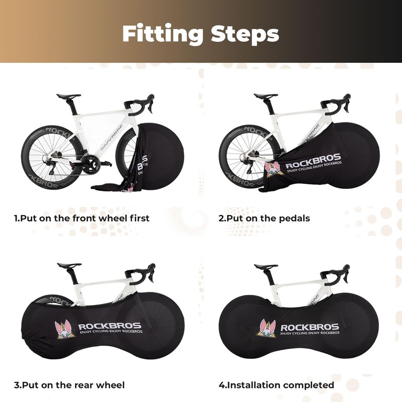 ROCKBROS Bike Cover Dustproof Mudproof Cover Elastic