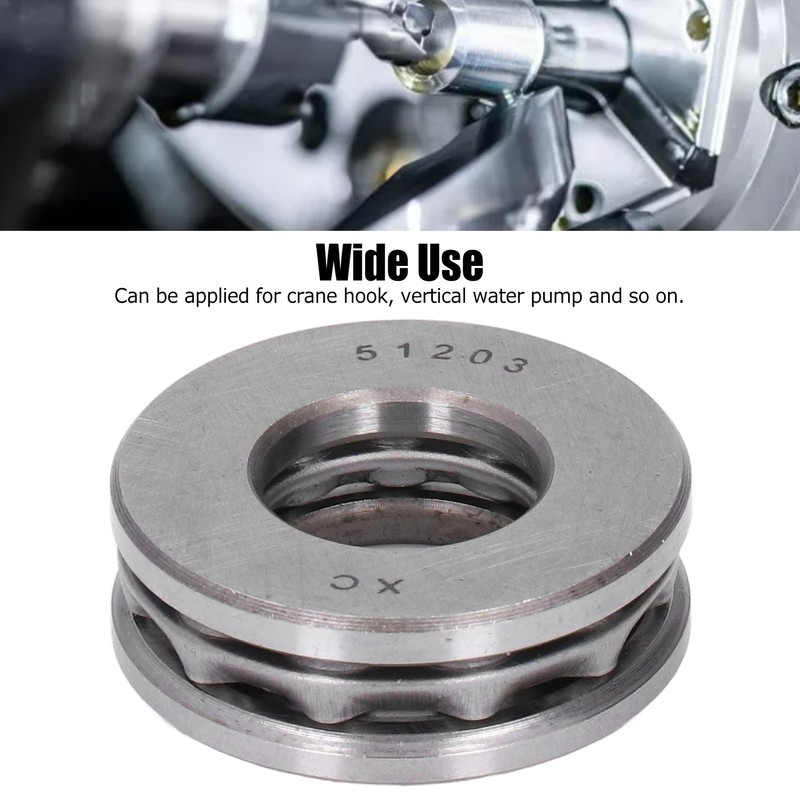10Pcs Thrust Ball Bearing Single Direction Accessory Replacement Set Kit