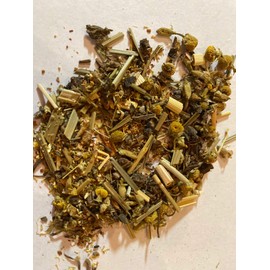 FIRE TEAS - Calming Sleep Tea - Organic Valerian Root, Lemongrass, Chamomile, Cardamom, Cinnamon, Ginger - Bedtime Herbal Tea For a Good Night's Deep Sleep -