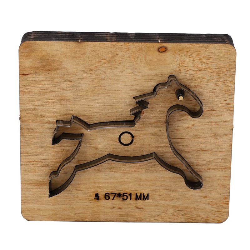 Leather Cutting Die Horse Shape Sharply Clean Edge Alloy Steel