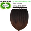 Pre Stretched Braiding Hair Extensions 26inch 8packs Mixed Color Professional