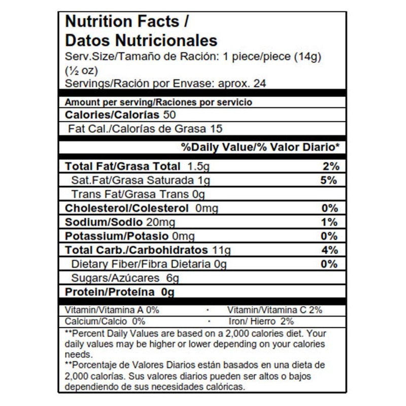 Dulzura Borincana Coconut-Guava Snacks Net.Wt 3.4 oz