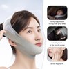 2 Stücke V-Face-Maske, Kreativer Gesichtsformband, Einstellbares Kinnhebegurt, Wiederverwendbare Hebemaske, Universell