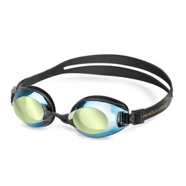 Aqua Speed Lumina Swimming Goggles for Glasses Wearers in the Water | Dioptres | Anti-Fog System | 5 Adjustable Nose Bridge Options | Sturdy Transport Box | Diopter -8.0 | Black/Mirrored