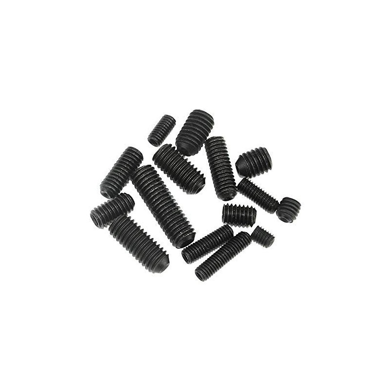 BGTXINGI 300pcs M3/4/5 Hexagon Socket Grub Screws Set Assortment Kit