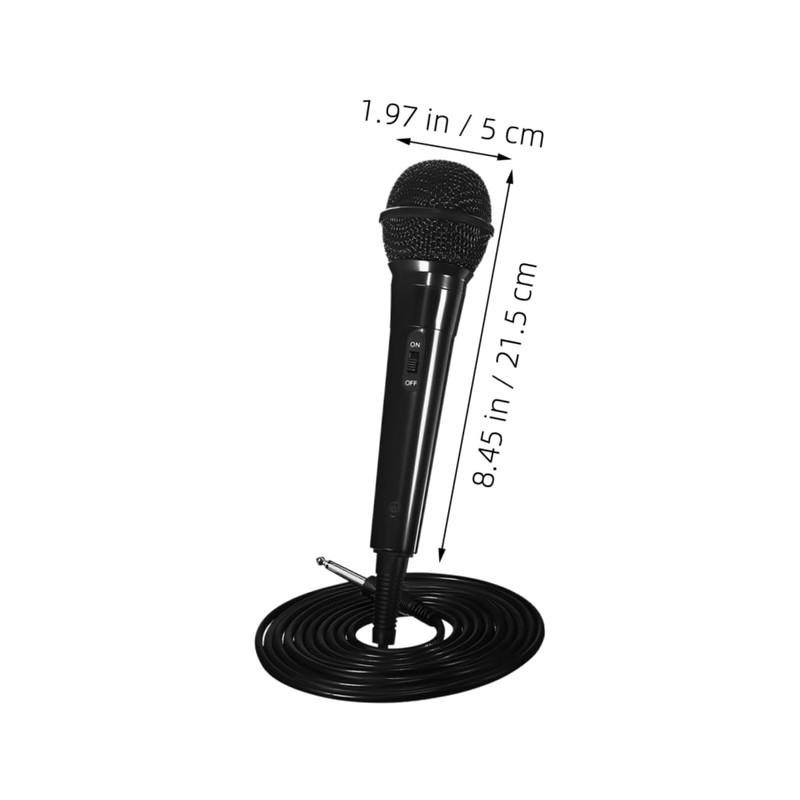 Gatuida 2pcs Wired Dynamic Microphone for Singing Karaoke and Live