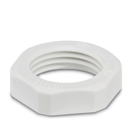 Phoenix Contact Lot 5pcs Phoenix Contact M20x1.5 Flat Counter Hex Nut, PA6.6 GF Fiberglass, Grey