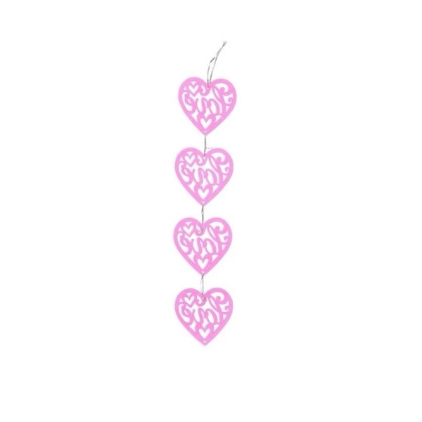 Hiwork Enterprise "Season Of Love" Vertical Dangling Decoration 20" X