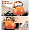 Foedo Tea Kettle Stovetop, 3.2Qt Stainless Steel Tea pots with