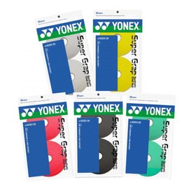 YONEX Super GRAP Tennis Racquet Overgrip (3X 30 Wraps - White)