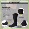 SOCKS'NBULK 60 Pairs Mens Wholesale Bulk Sports Crew Socks, Athletic