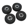 4PCS 1.9in Wheel Tires with 10 Holes Hub Uneven Gravel