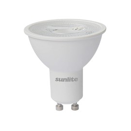 Sunlite 80527 LED MR16 Reflector Spotlight Bulb, 7 Watts (50W Halogen Bulb Replacement) 120 Volt, 550 Lumen, 35° Flood Beam, GU10 Base, Dimmable, ETL Listed, 4000K Cool White, 1 Count