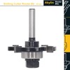 Akylin Slotting Cutter Router Bit, 1/4 Inch Shank, 4 Wing