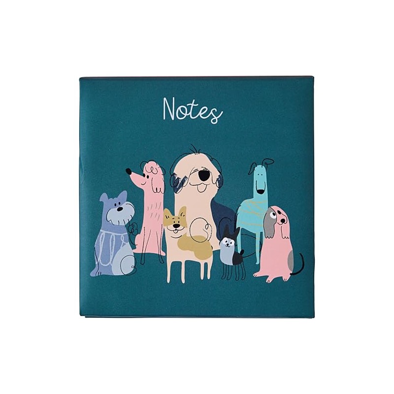 Design By Violet Doodley Dogs Notepad Noteblock with Pen –