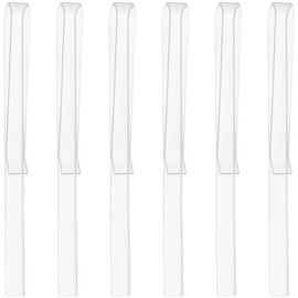 CRASPIRE 6Pcs Clear Music Stand Clips Music Book Holder Clip Transparent Acrylic Piano Books Page Sheet Markers Open Stands Holders Accessories for Wind Musician Composer Easy Reading Outdoor Supplies