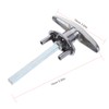 Garage Door Lock: Door Keyed T-Handle Lock Garage Door Handle