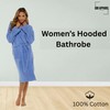 GM Apparel Women’s Hooded Towelling Bathrobe Dressing Gown with Belt